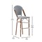 Flash Furniture WhiteNavy PE Rattan Stacking Paris Stool, 2PK 2-SDA-AD642001-F-BS-WHNVY-NAT-GG - alternate 4